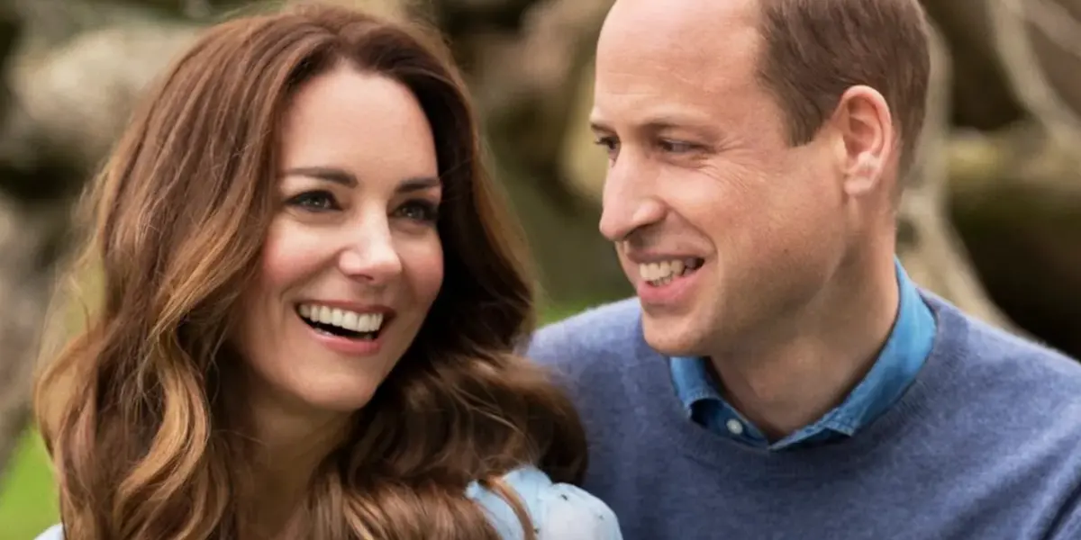 Kate Middleton apoyada por su esposo William 