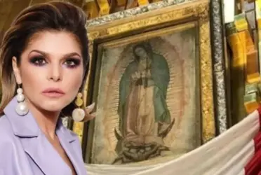   Itatí Cantoral cantó nuevamente "La Guadalupana" para reivindicarse en la basílica de la Virgen de Guadalupe